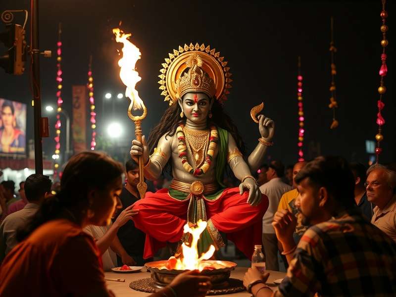 Vishnu S Vengeance players at a community meetup during Diwali in Delhi